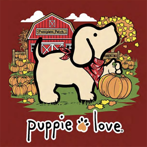 Pumpkin Farm Pup Long Sleeve T-Shirt