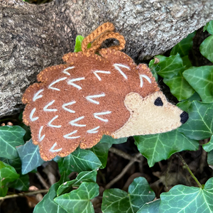 Hedgehog Wool Ornament