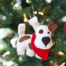 Dog with Scarf Ornament