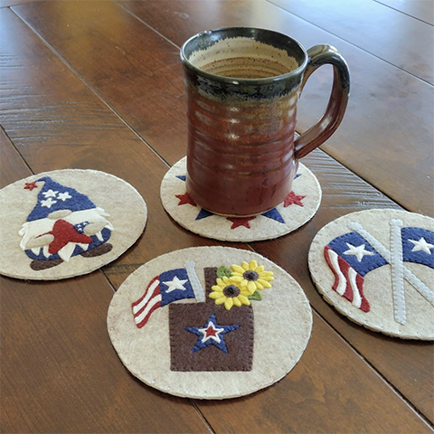 Patriotic Coasters/Ornaments Kit