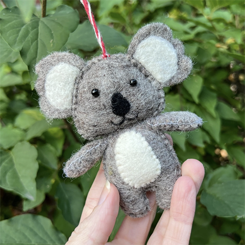 Koala Wool Ornament