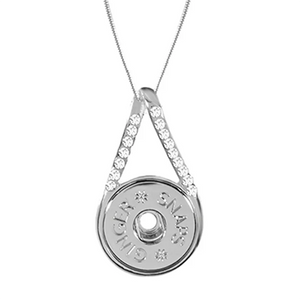Bling Infinity Pendant Necklace