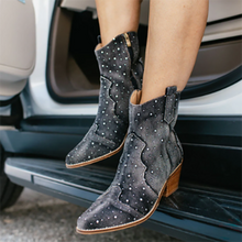 Rhinestone Front Row Boots