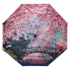 Cherry Blossoms Folding Umbrella