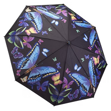 Moonlight Butterflies Folding Umbrella