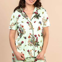 Secret Garden Collared Lounge Top