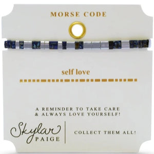 Self-Love Morse Code Tila Bracelet