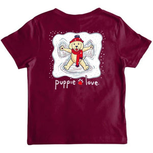 Snow Angel Puppie Youth T-Shirt