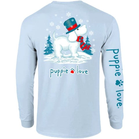 Snowman Pup Long Sleeve T-Shirt