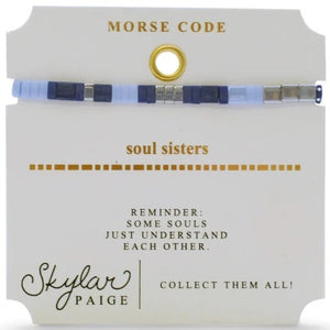 Soul Sisters Morse Code Tila Bracelet