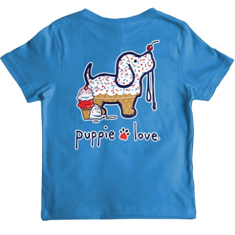USA Ice Cream Pup Youth T-Shirt