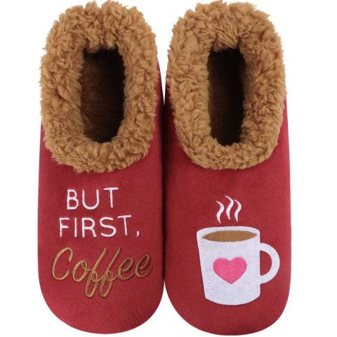 But First Coffee Slippers