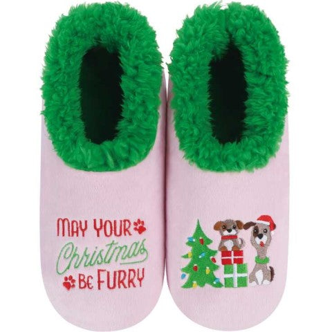 May Your Christmas be Furry Slippers