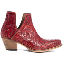 Western Moxie Hand-Tooled Booties