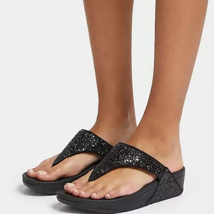 Lulu Glitter Toe-Post Sandals