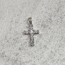 Silver Sparkle Cross Pendant