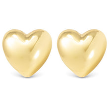 Ella Matte Heart Stud Earrings