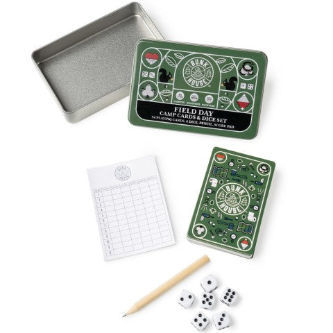 Field Day Camp Cards & Dice Set