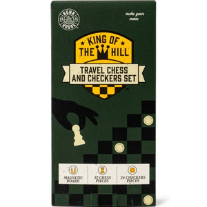 Travel Chess & Checkers Set