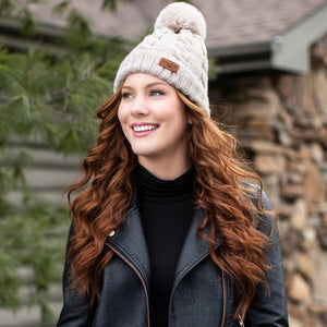 Cozy Classics Pom Hat