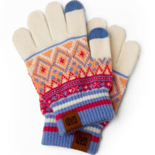 Fair Isle Texting Kids Gloves