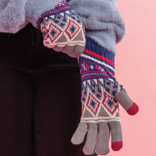 Fair Isle Texting Kids Gloves