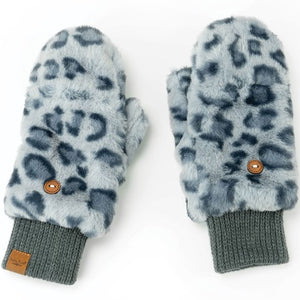 Snow Leopard Mittens