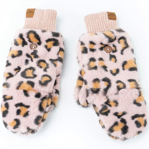 Snow Leopard Mittens