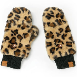 Snow Leopard Mittens