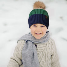 Rib Knit Kids Pom Hat