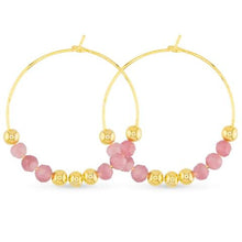 Beaded Hoop Earrings