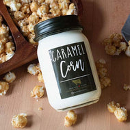Caramel Corn Mason Jar Candles