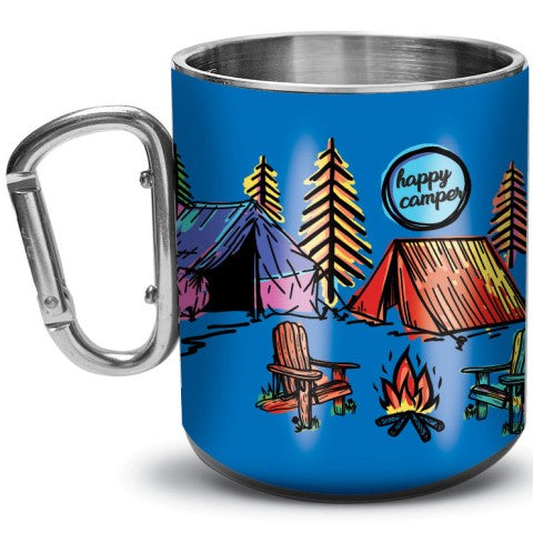 Happy Camper Scene Carabiner Mug