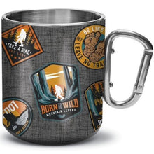 Bigfoot Patch Carabiner Mug