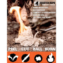 Squatch Rope Hemp Fire Starter