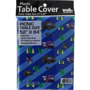 Campers Vinyl Table Cover