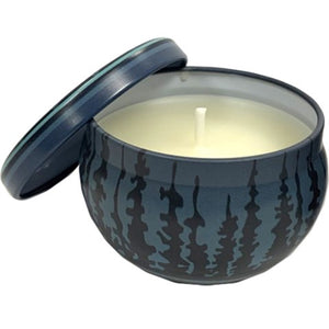 Citronella Candles in Painted Tin