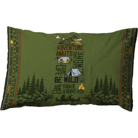 Adventure Awaits Throw Pillow