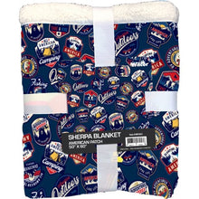 American Patch Sherpa Blanket