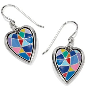 Colormix Heart French Wire Earrings