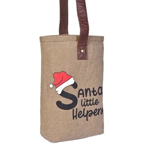 Santa's Helper Wine Bag