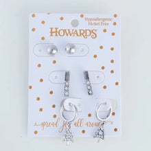 Holiday Christmas Tree Earring Trio