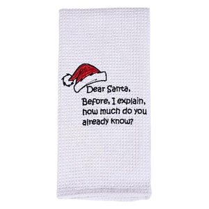 Dear Santa Towel