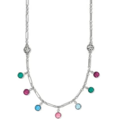 Elora Gems Drops Collar Necklace