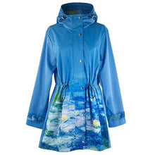 Monet Waterlilies Rain Jacket