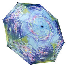 Monet Water Lilies Folding Umbrella