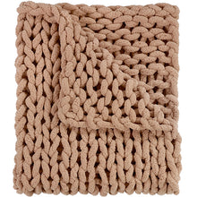 Chenille Chunky Knit Throw/Blankets