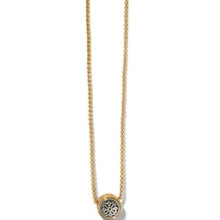 Two Tone Luce Mini Pendant Necklace