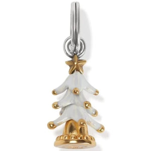 Flocked Christmas Tree Charm