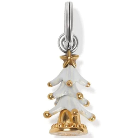 Flocked Christmas Tree Charm